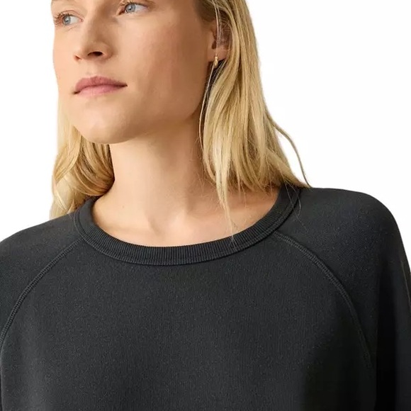 Faherty beach crew sweatshirt xl. Washed black - Picture 5 of 7